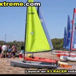 Fleet-racing-with-the-X3-sailing-dinghy